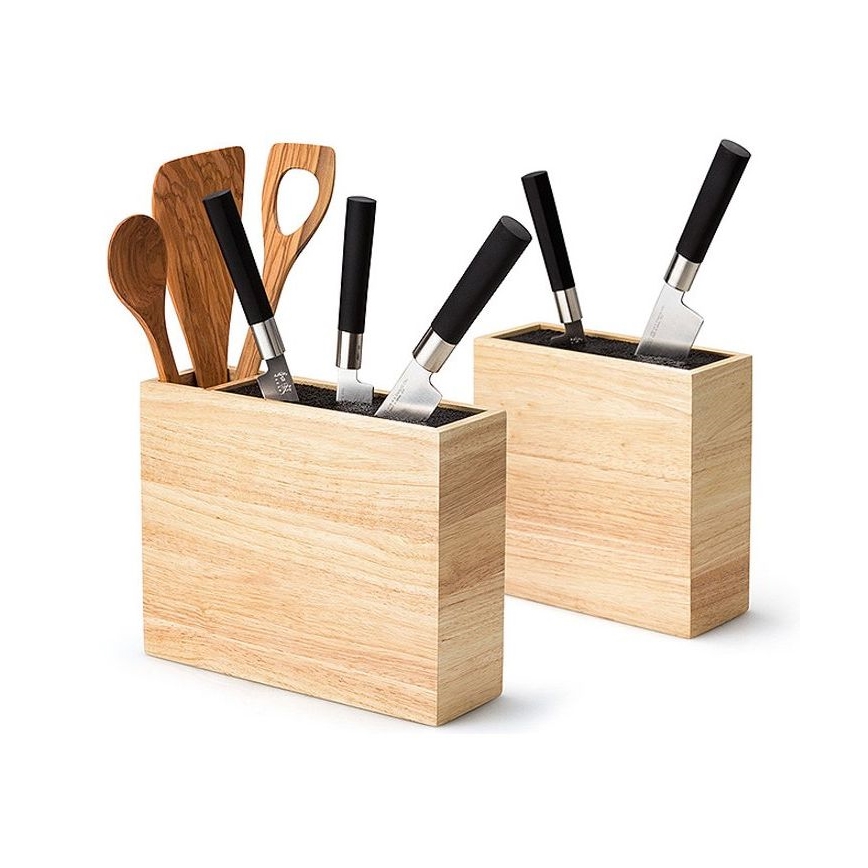 Continenta C3314 - Knife stand with flexi insert 22x9x21,5 cm rubber fig