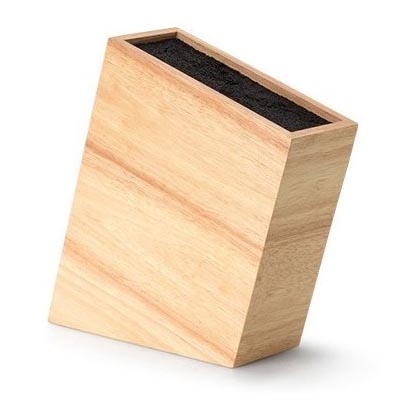 Continenta C3316 - Knife stand with a flexi insert 22x22 cm rubber fig