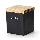 Continenta C3712 - Ceramic food box with a lid 10x10x12,5 cm