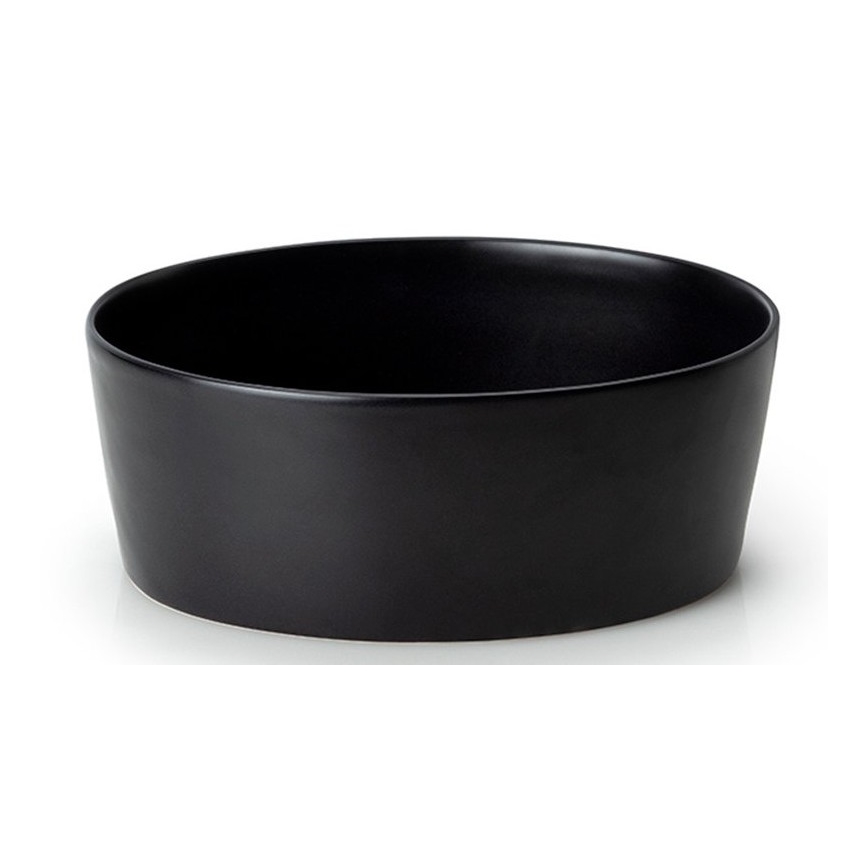 Continenta C3730 - Bread Bin with Lid, 30 x 23 cm, Black/Rubberwood
