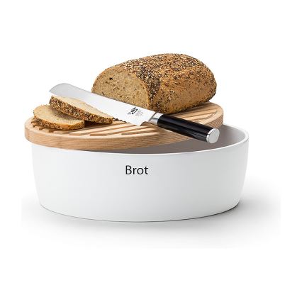 Continenta C3931 - Bread bin 27x20x13,5 cm rubber fig