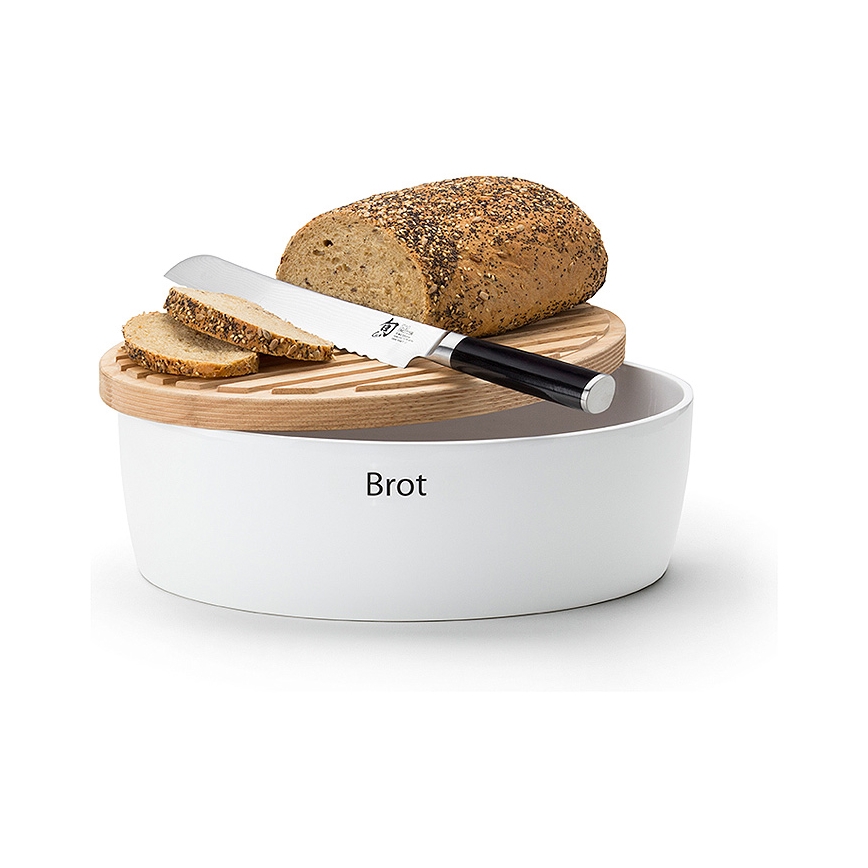 Continenta C3931 - Bread bin 27x20x13,5 cm rubber fig