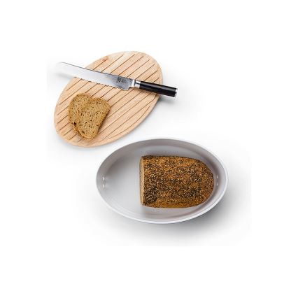 Continenta C3931 - Bread bin 27x20x13,5 cm rubber fig