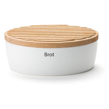 Continenta C3931 - Bread bin 27x20x13,5 cm rubber fig