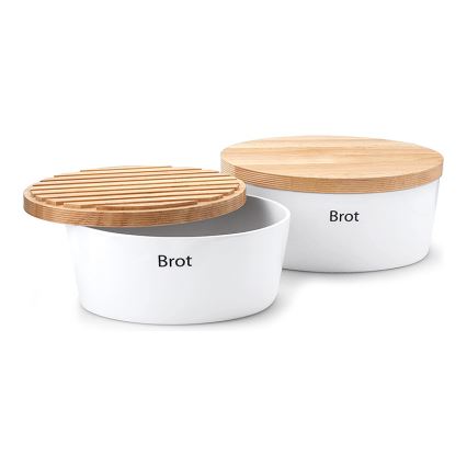 Continenta C3931 - Bread bin 27x20x13,5 cm rubber fig