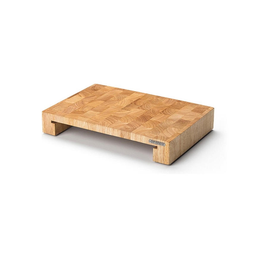 Continenta C4027 - Kitchen cutting board with bowl 48x32,5 cm rubber fig