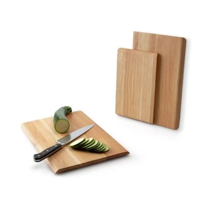 Continenta C4120 - Kitchen cutting board 24x16 cm oak