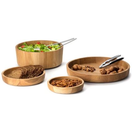 Continenta C4137 - Serving bowl 26x10,3 cm oak