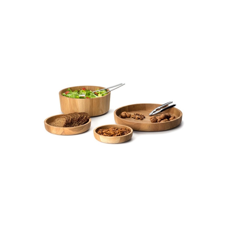 Continenta C4137 - Serving bowl 26x10,3 cm oak
