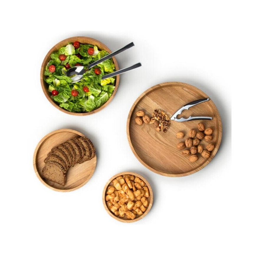 Continenta C4137 - Serving bowl 26x10,3 cm oak