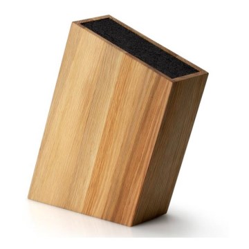 Continenta C4150 - Knife stand with a flexi insert 18x28,5 cm oak