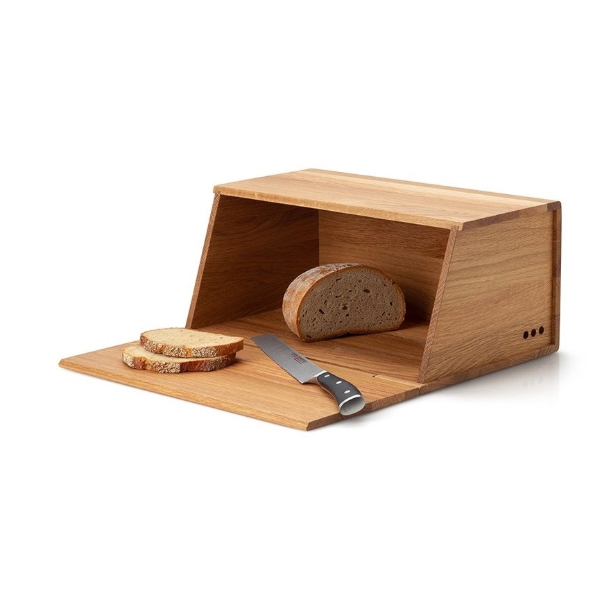 Continenta C4160 - Bread bin 18,5x40 cm oak