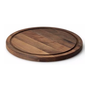 Continenta C4205 - Board for serving steaks d. 28 cm walnut