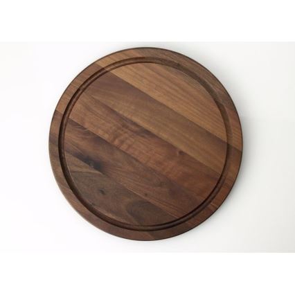Continenta C4205 - Board for serving steaks d. 28 cm walnut