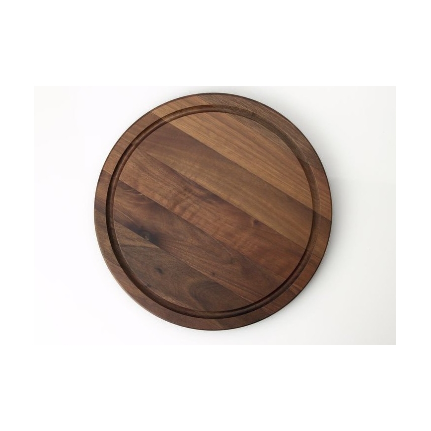Continenta C4205 - Board for serving steaks d. 28 cm walnut