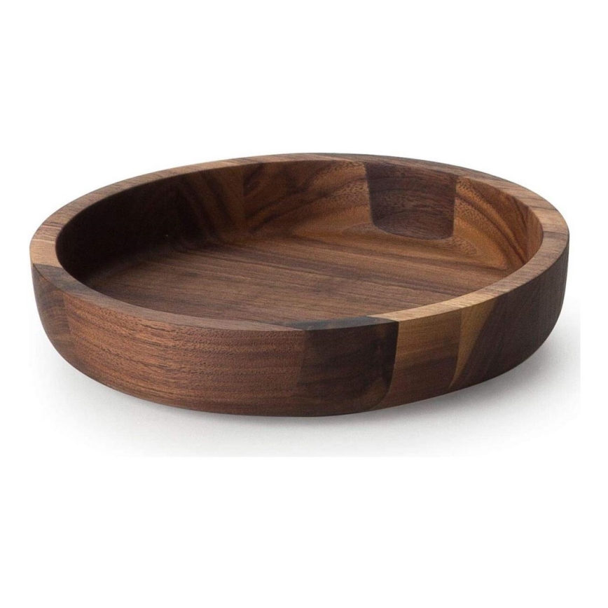 Continenta C4233 - Wooden bowl 20x4,3 cm walnut wood