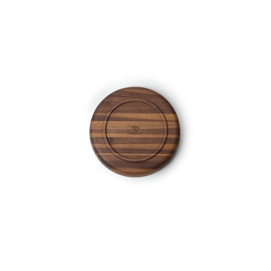Continenta C4233 - Wooden bowl 20x4,3 cm walnut wood