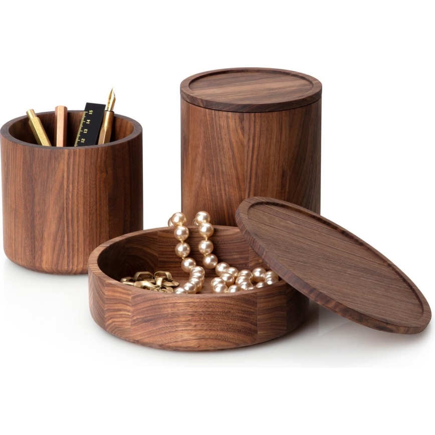 Continenta C4271 - Wooden box 19x6 cm walnut wood
