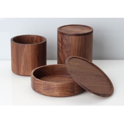 Continenta C4273 - Wooden box 13x13 cm walnut wood