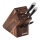 Continenta C4870 - Knife stand 20x22 cm acacia