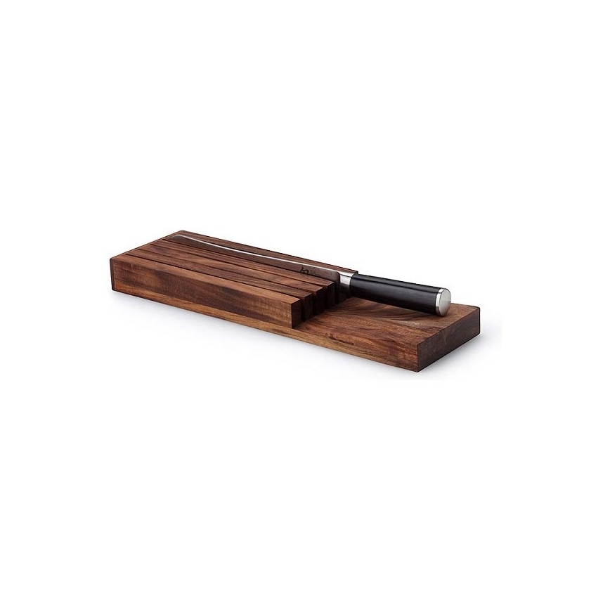 Continenta C4873 - Knife organizer 39x11x3,5 cm acacia