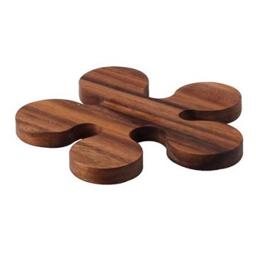 Continenta C4881 - Wooden mat for a pot 16x1,2 cm acacia