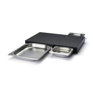 Continenta C5328 - SET Kitchen cutting board 49.5 x 32.5 cm + 3x Duracore bowls
