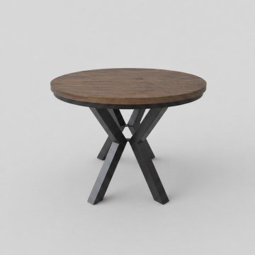 CONVI Extendable Dining Table 100/140x73 cm Lefkas Oak/Black