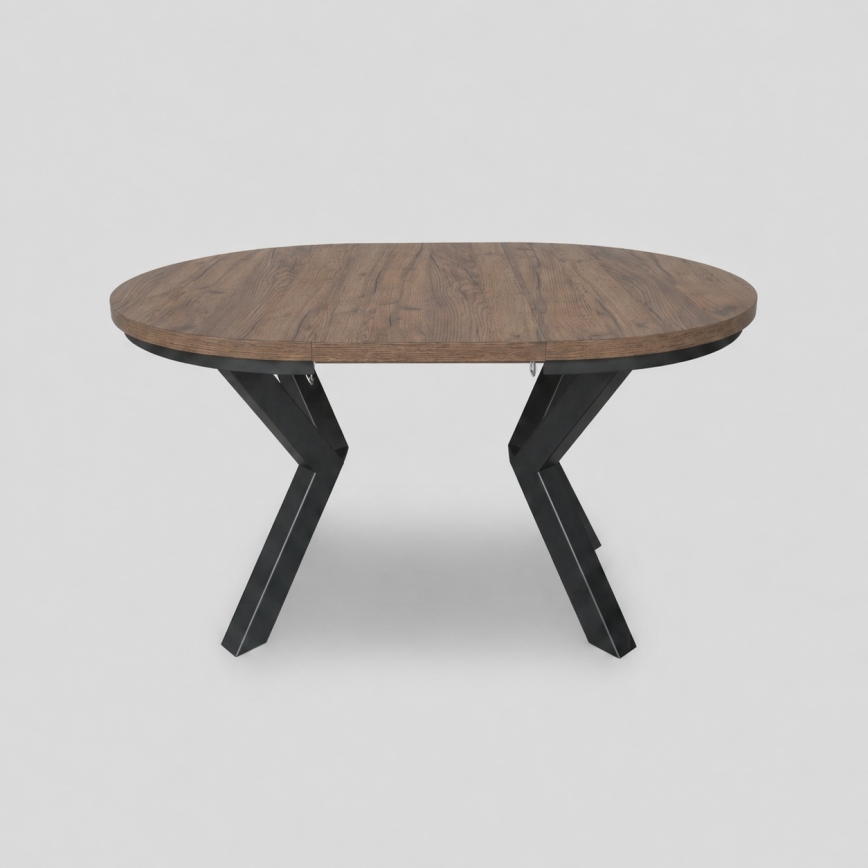 CONVI Extendable Dining Table 100/140x73 cm Lefkas Oak/Black