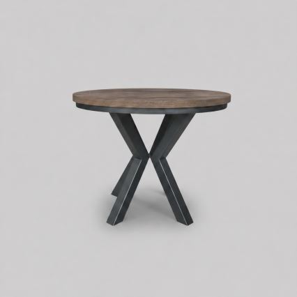 CONVI Extendable Dining Table 100/140x73 cm Lefkas Oak/Black