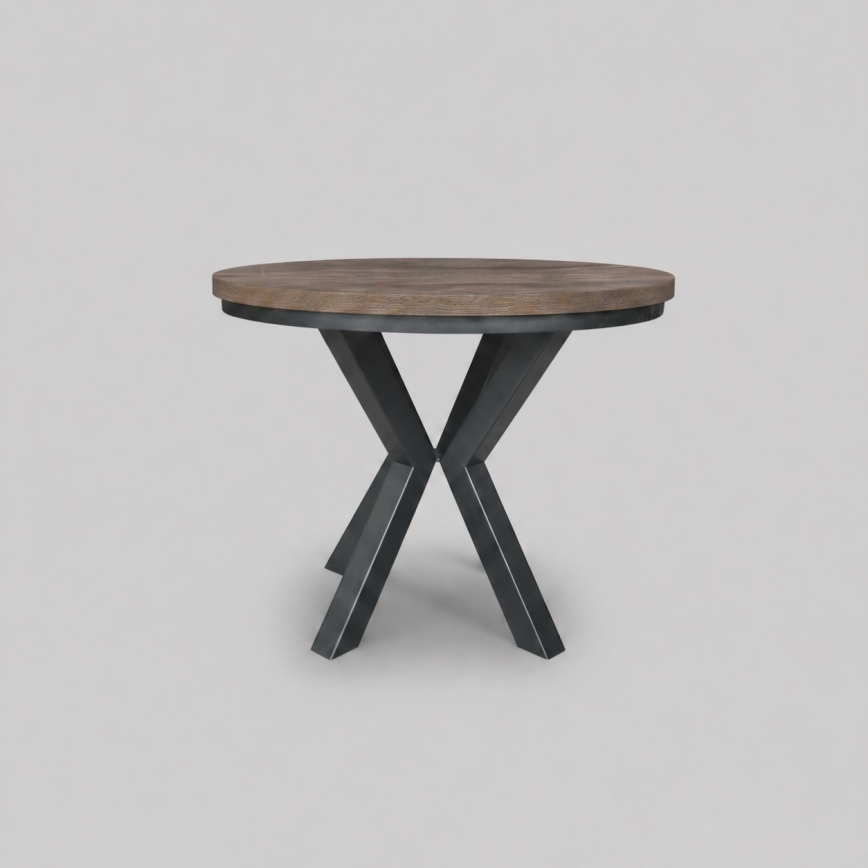CONVI Extendable Dining Table 100/140x73 cm Lefkas Oak/Black