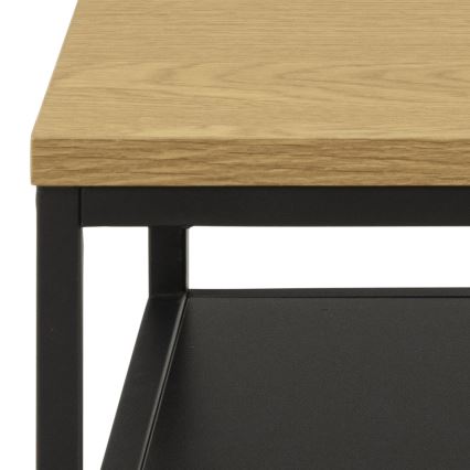 CORA Coffee Table Oak/Black