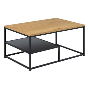 CORA Coffee Table – Oak/Black