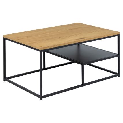 CORA Coffee Table – Oak/Black