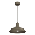 Cord-hung chandelier CLASS 1xE27/15W/230V bronze