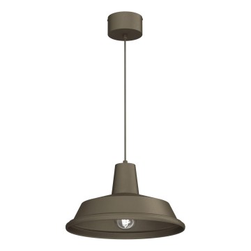 Cord-hung chandelier CLASS 1xE27/15W/230V bronze