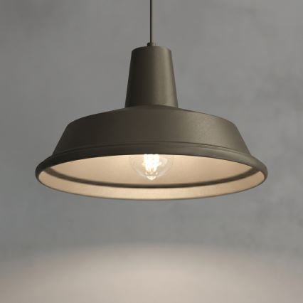 Cord-hung chandelier CLASS 1xE27/15W/230V bronze