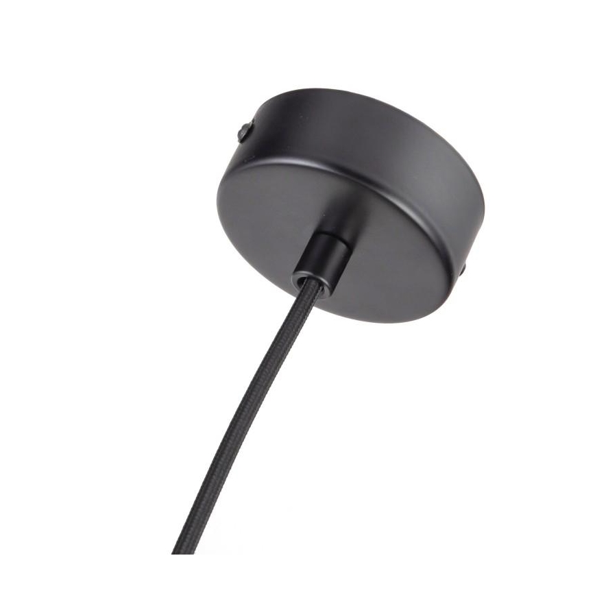 Cord-hung pendant light 1xGU10/10W/230V, Ø 11 cm, solid ash