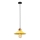 Cord-hung pendant light MANAVGAT 1xE27/40W/230V yellow/brown