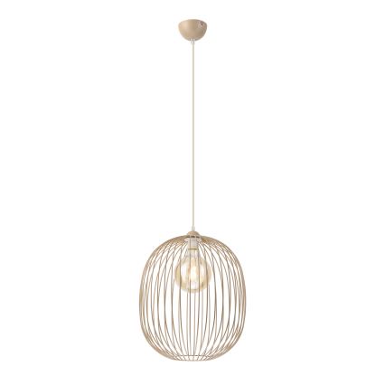 Cord pendant light DESTELLO 1xE27/15W/230V Ø33 cm beige