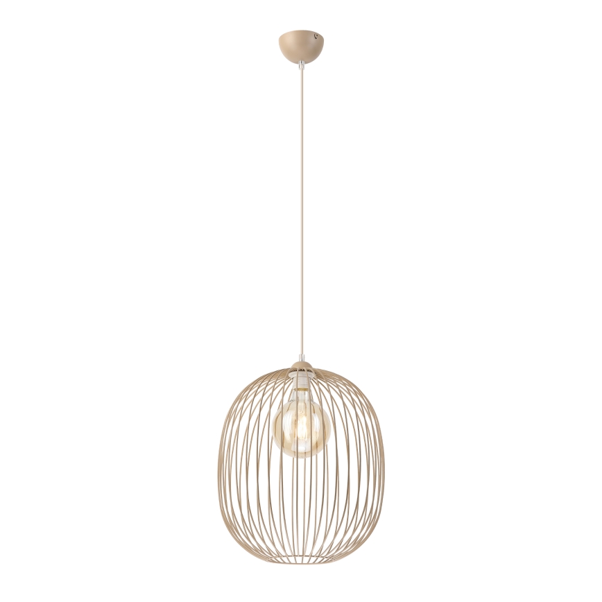Cord pendant light DESTELLO 1xE27/15W/230V Ø33 cm beige