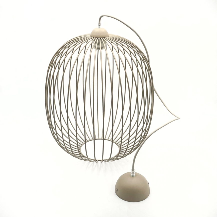 Cord pendant light DESTELLO 1xE27/15W/230V Ø33 cm beige