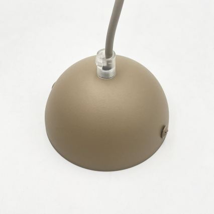 Cord pendant light DESTELLO 1xE27/15W/230V Ø33 cm beige