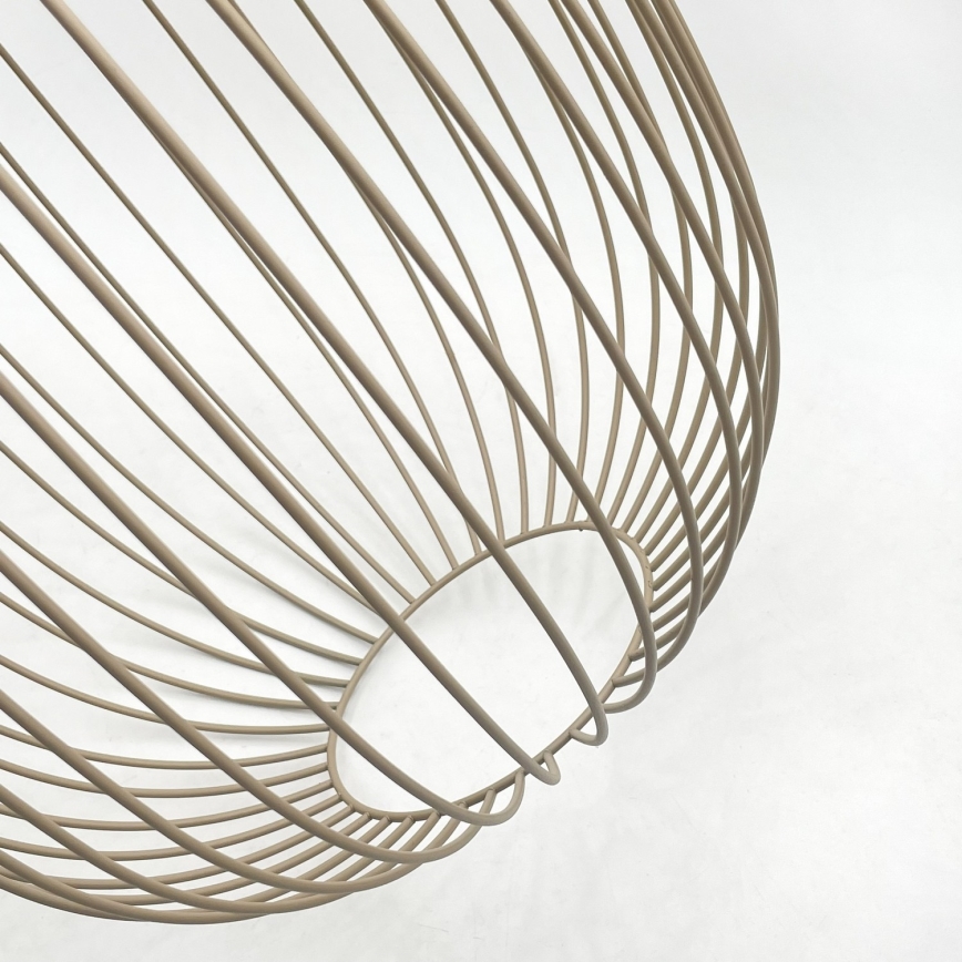 Cord pendant light DESTELLO 1xE27/15W/230V Ø33 cm beige