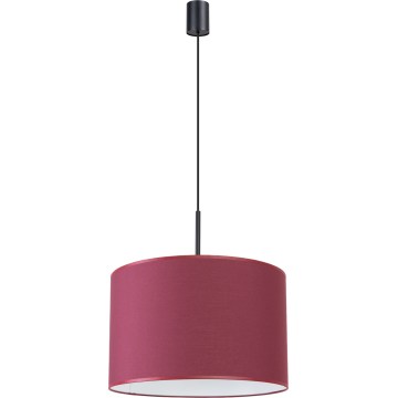 Cord pendant light NEVIA 1xE27/15W/230V Ø 40 cm, red