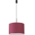 Cord pendant light NEVIA 1xE27/15W/230V Ø 40 cm, red