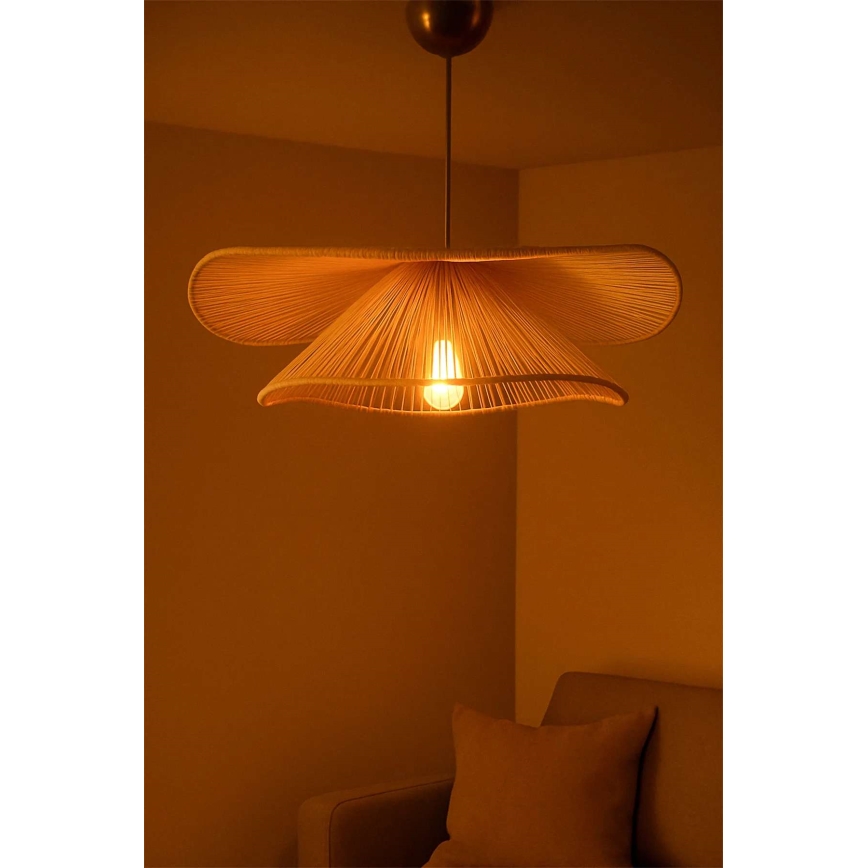 Cord-suspended pendant light DUVELA 1xE27/40W/230V, beige