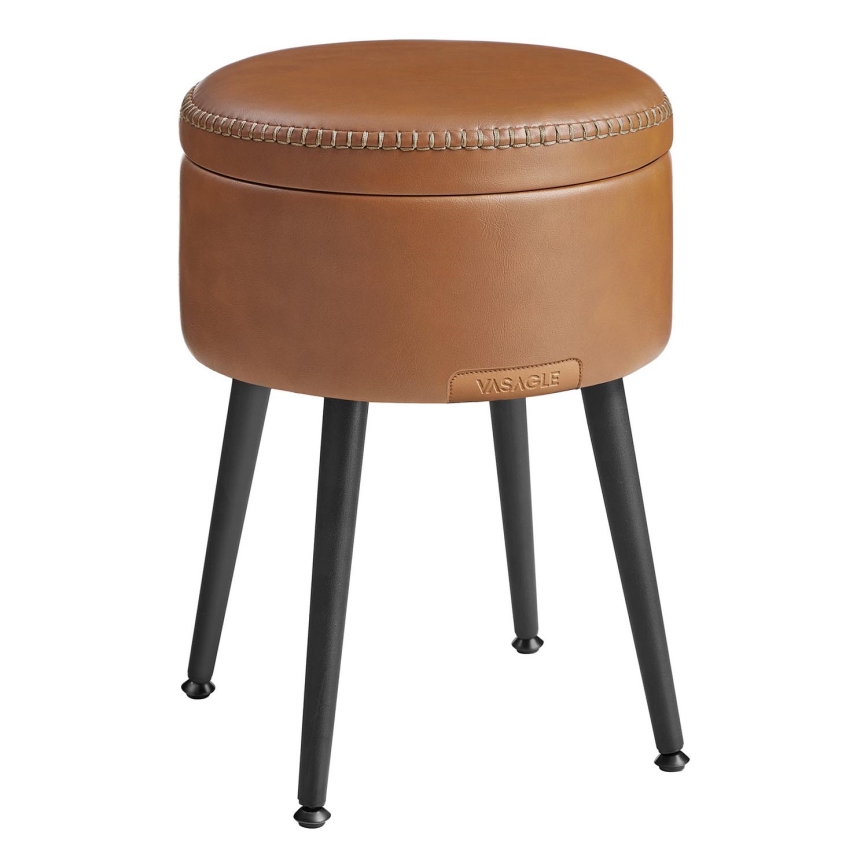 CORE Leather Ottoman – Cognac