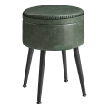 CORE Leather Stool - Green