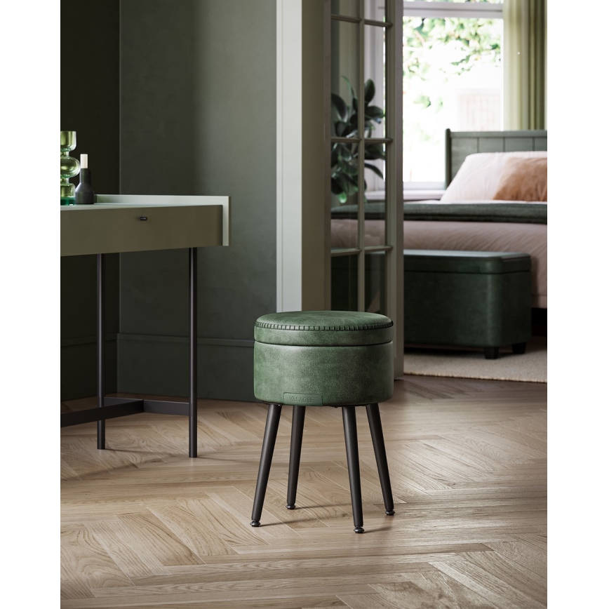 CORE Leather Stool - Green